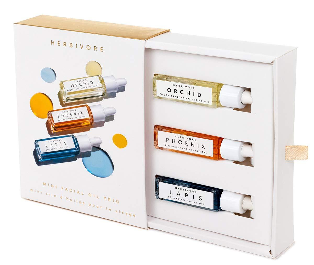 Herbivore Botanicals Mini Facial Oil Trio Gift Box - Travel Size