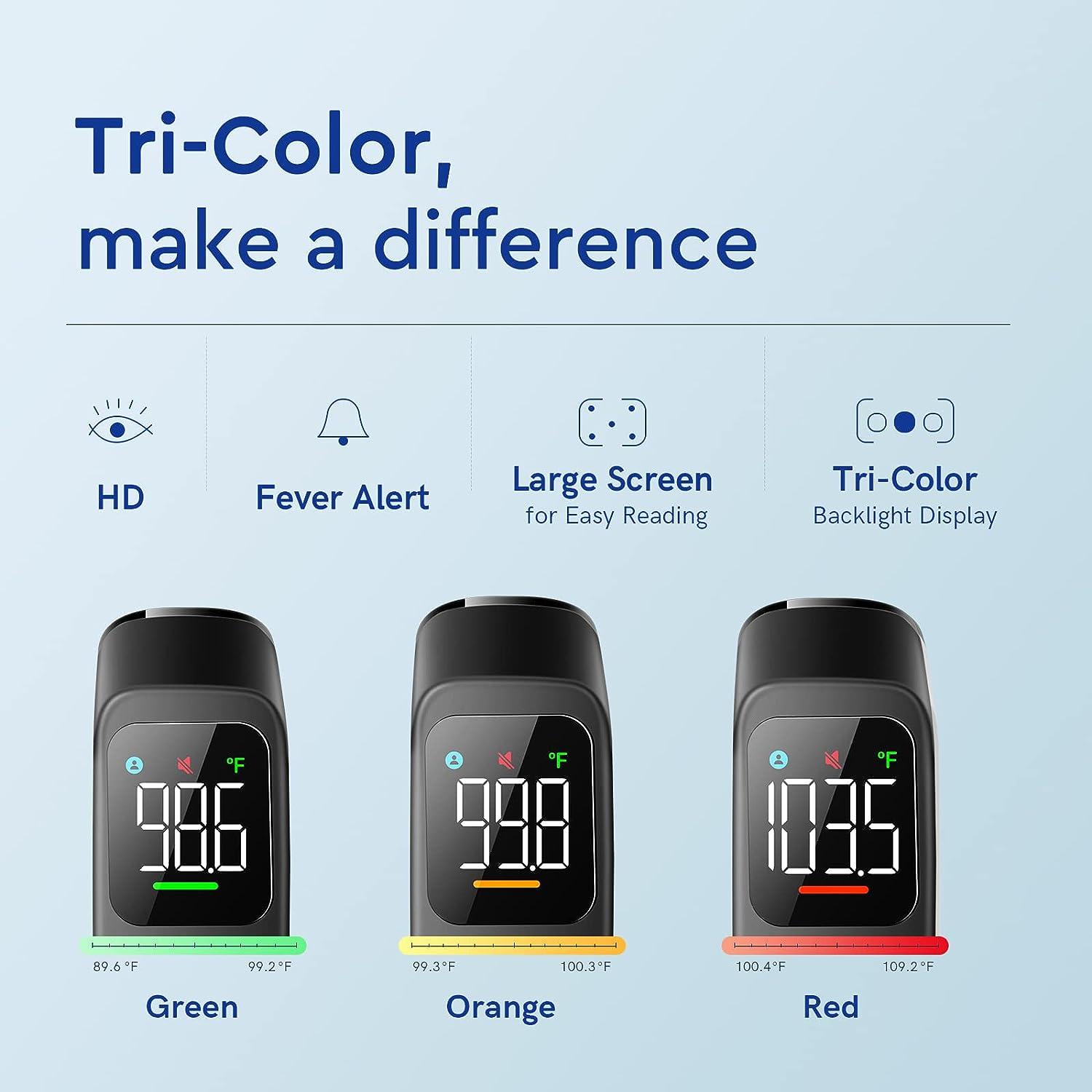 Viproud NoTouch Digital Forehead Thermometer High Accuracy with LED