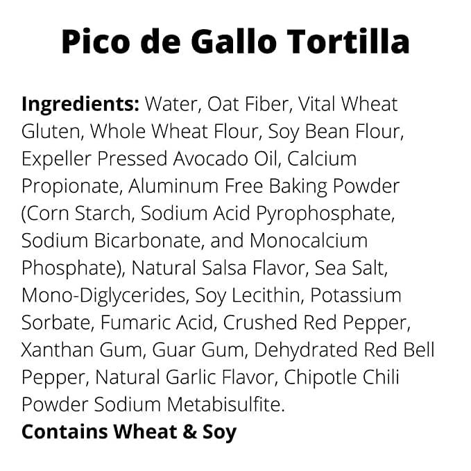 Mr. Tortilla Low Carb Tortillas 15 Calorie Keto Soft Taco Shells for Wraps, Quesadillas