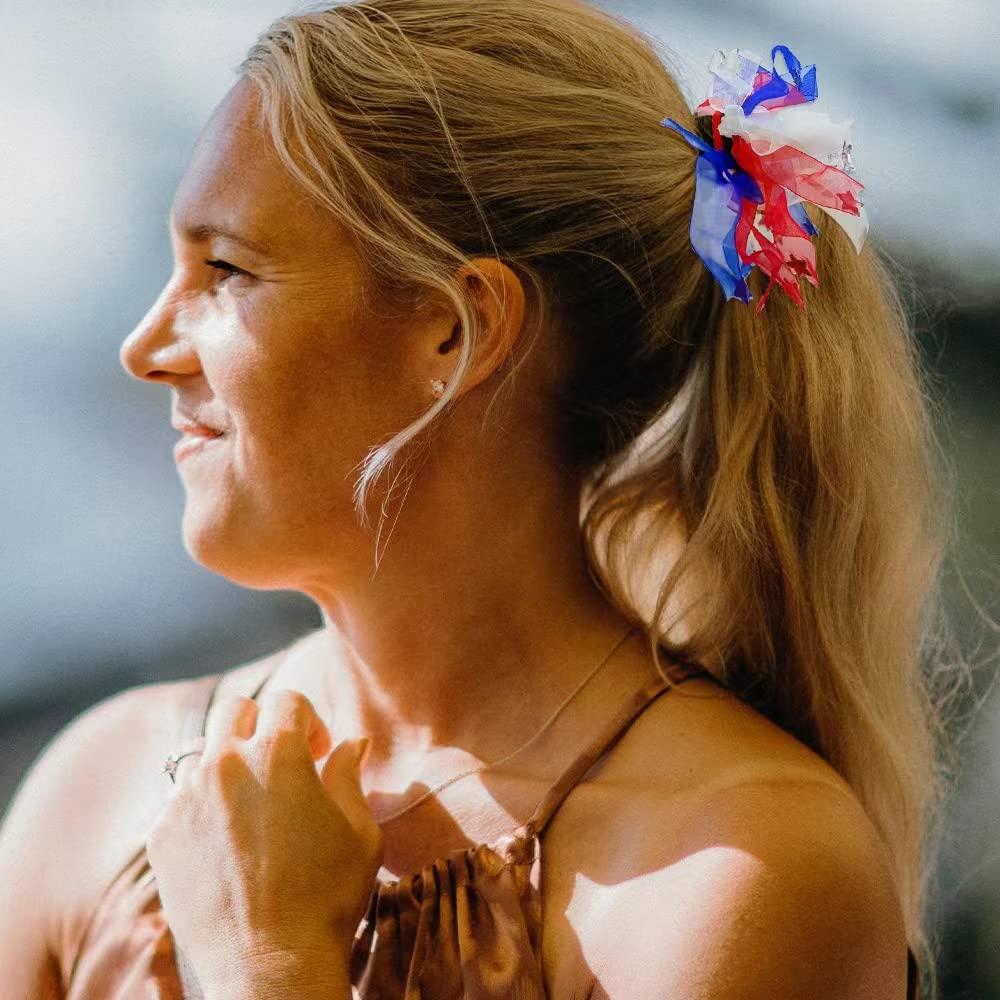 patriotic hair ties