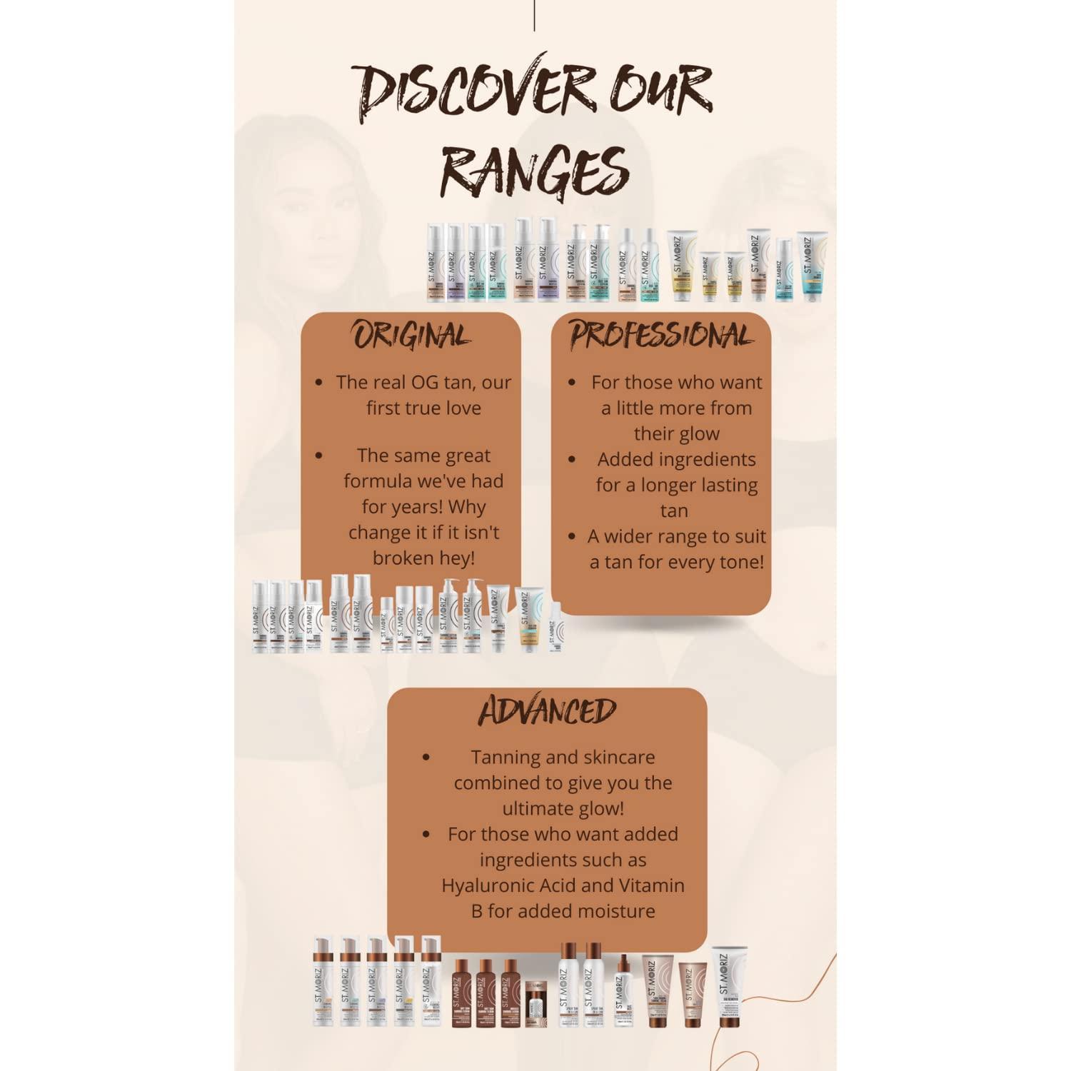 St Moriz Professional Daily Face Tanning Moisturiser with Aloe Vera & Vitamin E, Gradual Vegan