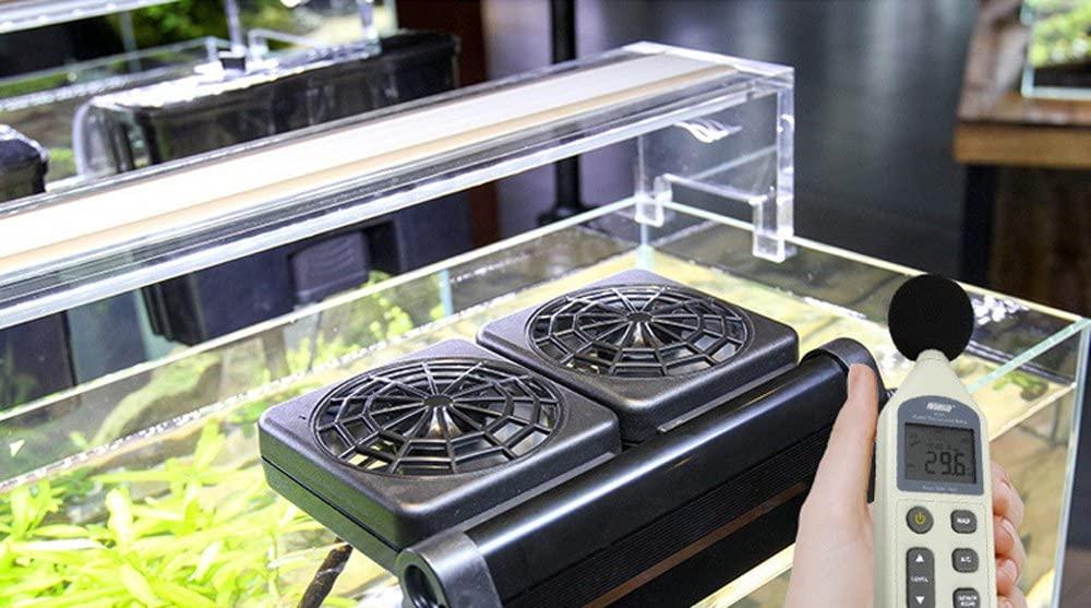 LONDAFISH Aquarium Chiller Cooling Fan for Fish Tank Marine 2 Fan System