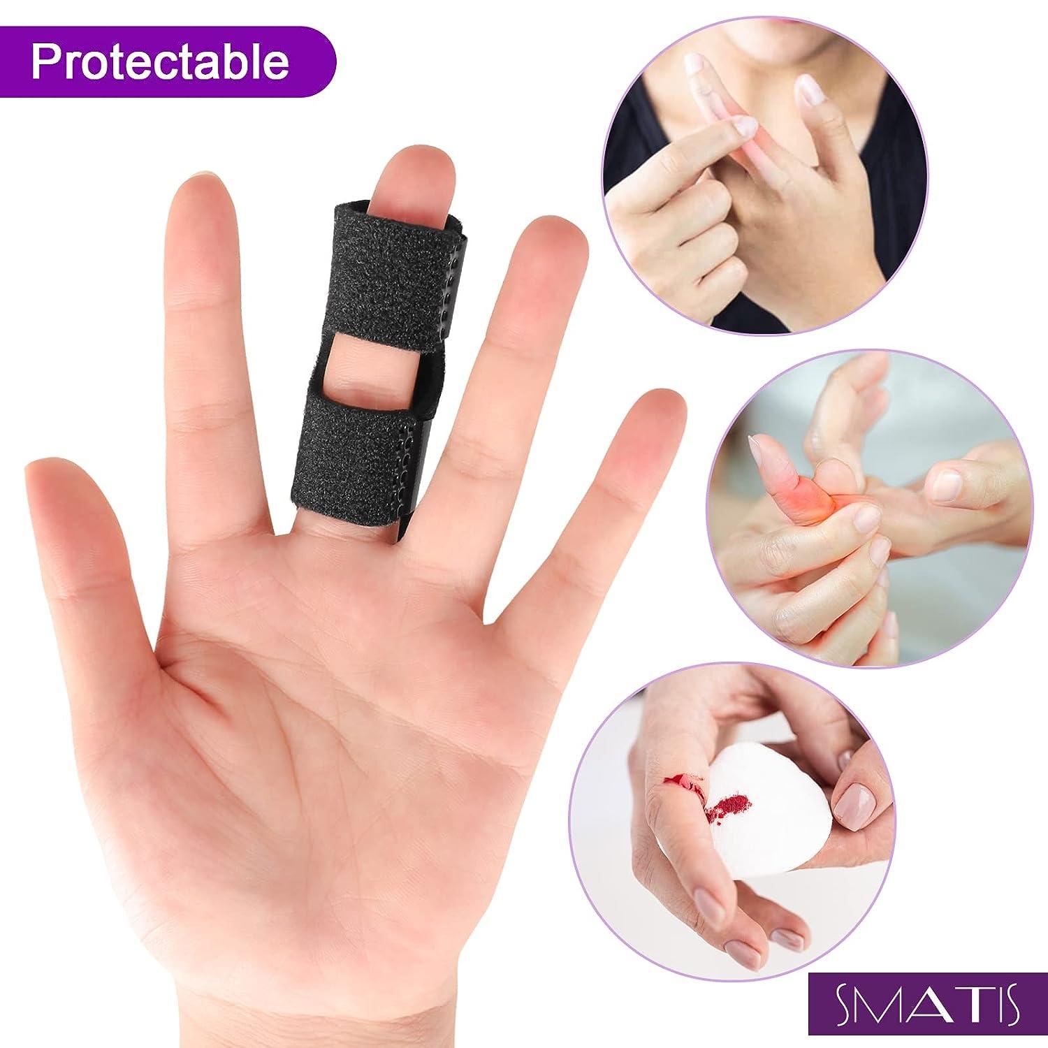 1pc Blue Finger Splint Brace, Protects Index Finger, Middle Finger, Ring  Finger And Little Finger | SHEIN USA