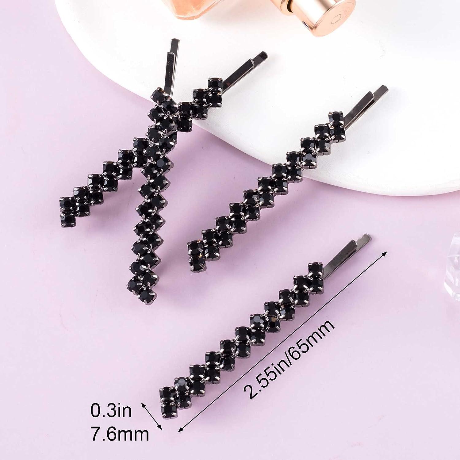 PICKY rhinestone hair clip （BLACK LOGO） PICKY rhinestone hair clip （BLACK LOGO） PICKY rhinestone