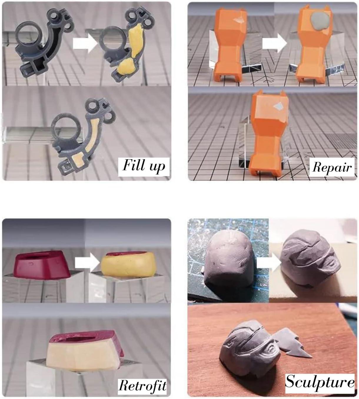 Smalltongue AB Epoxy Sculpt Clay, 2 Part Modeling Compound (A & B) 2 Pound, Epoxy Sculpture