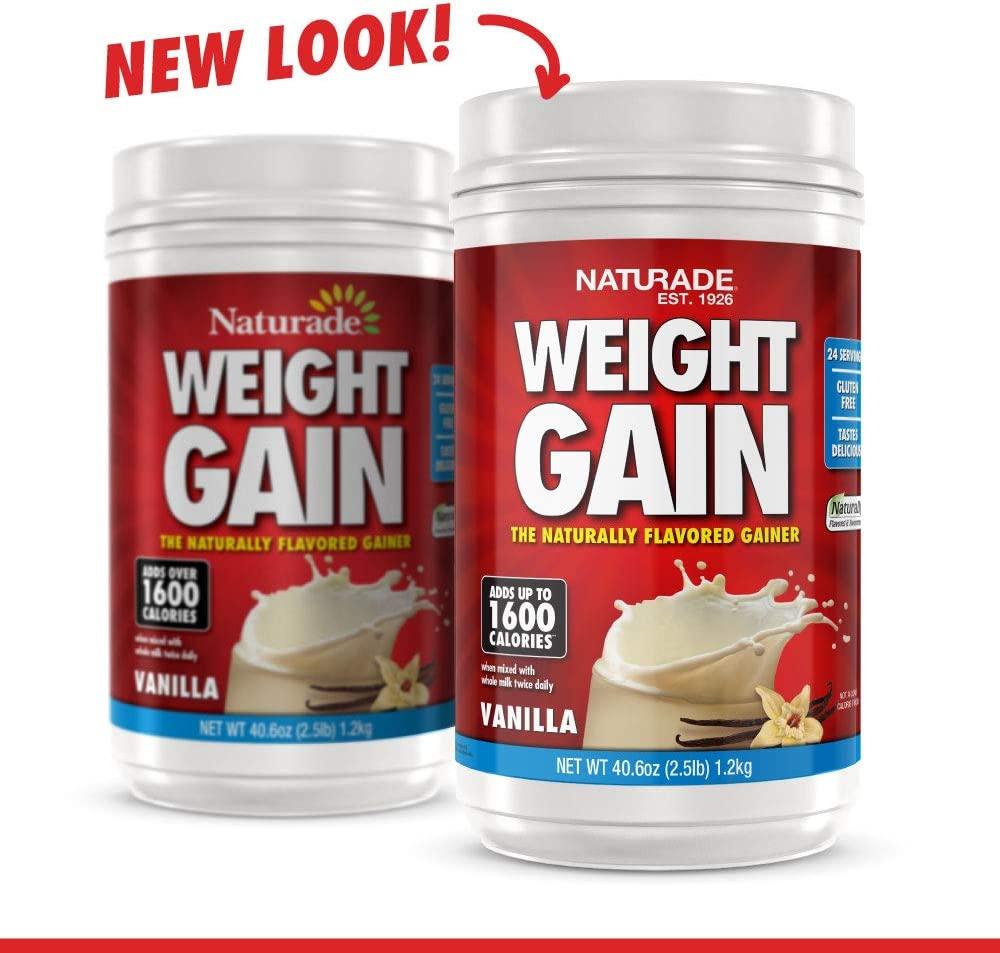 Naturade Weight Gain Vanilla Gainer 40.6 oz Naturally Flavored