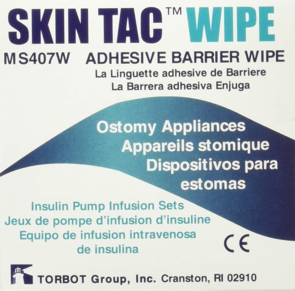 TORBOT Group Skin-Tac-H Adhesive Barrier Wipes 50Box