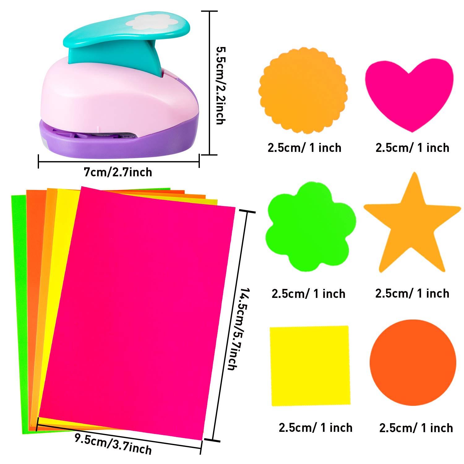 Craft Holes Punch 1 Inch Paper Punchers Scrapbook Punches with Craft