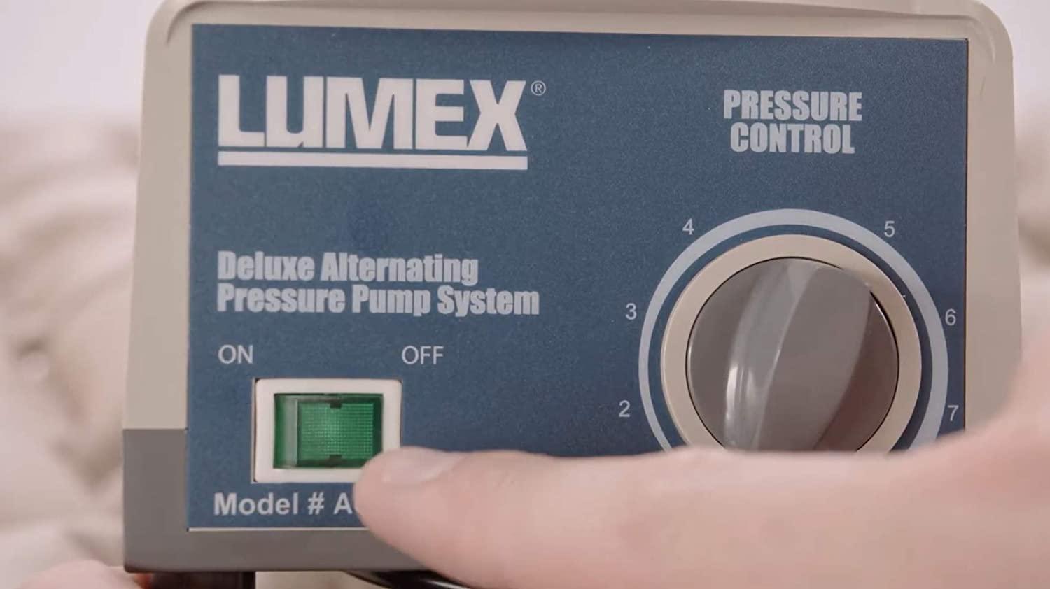 Lumex Deluxe Alternating Pressure Pad & Pump System 34x78x2.5 120V