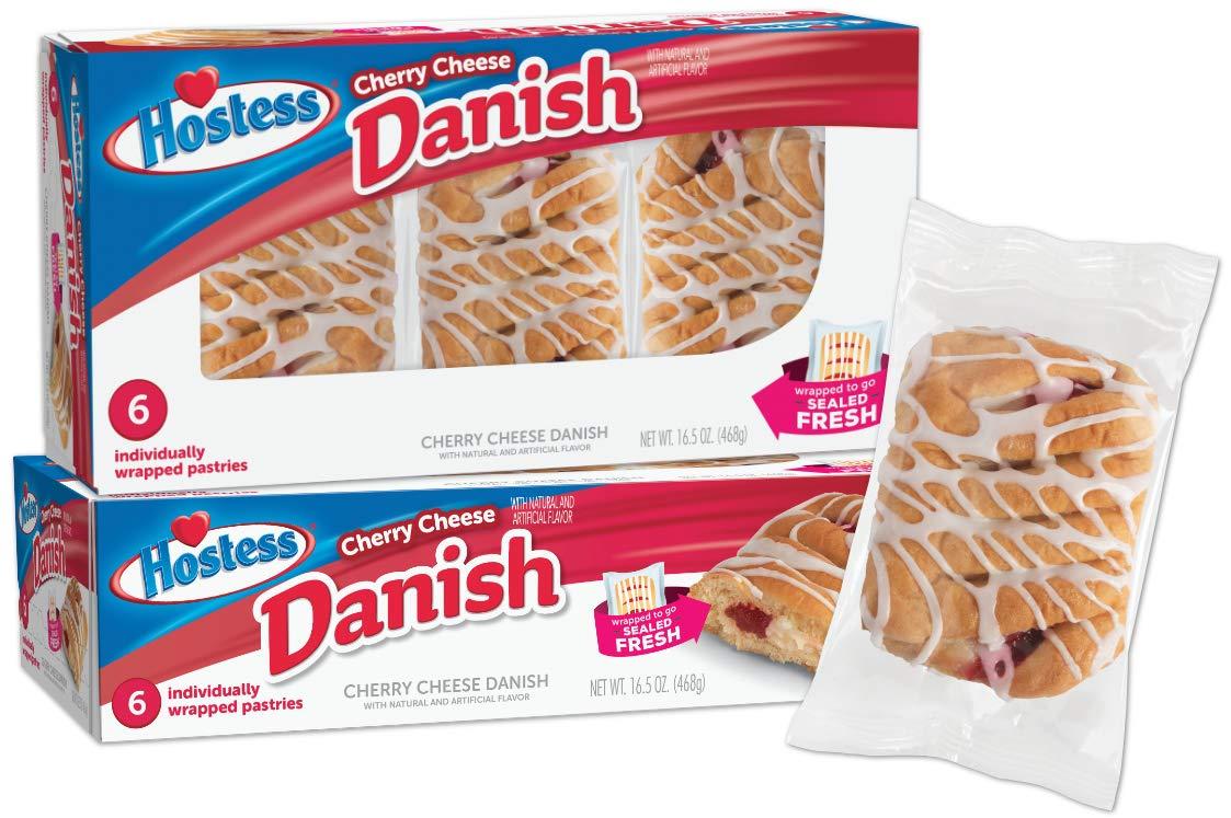Hostess Danish Snack Cakes (Cherry Cheese)