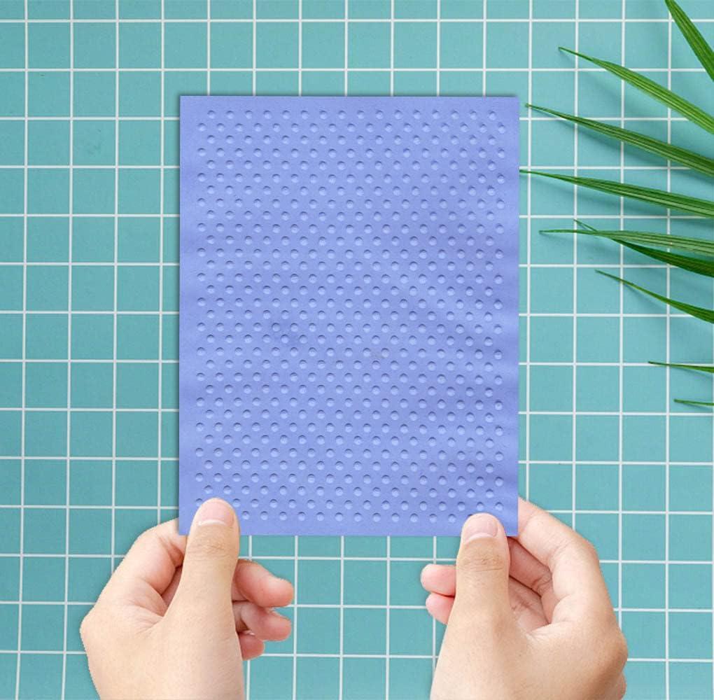 ALIBBON Dots Plastic Embossing Folders for Card Making Dot