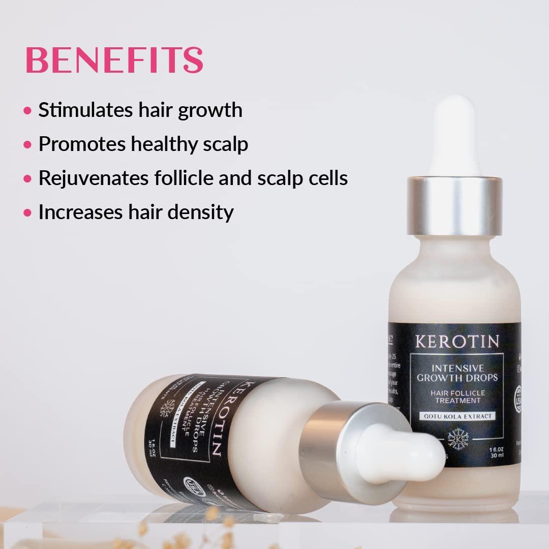 Kerotin Intensive Hair Growth Serum Boost Natural Hair Growth, Reduce