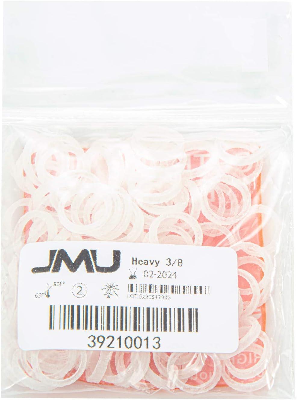 JMU Orthodontic Elastics 5/16 Inch Medium 4.5oz 500 pack Intraoral Elastic  Bands Latex Free Dental Rubber Bands Made in USA