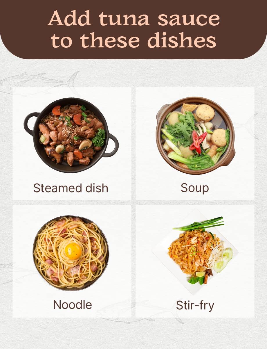 Tuna Sauce 7.1 FL OZ ( 210ml ) Flavor Boost Thick tuna sauce For