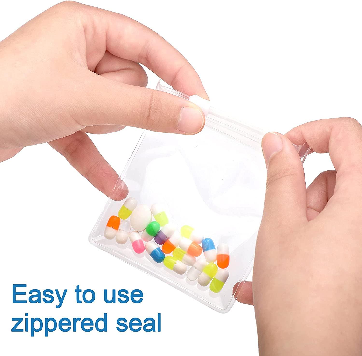 5/10PCS Pill Pouch Bags Zippered Pill Pouch Reusable Pill Bags Clear EVA Pill  Bag Self Sealing Medicine Organizer Storage Bags - AliExpress