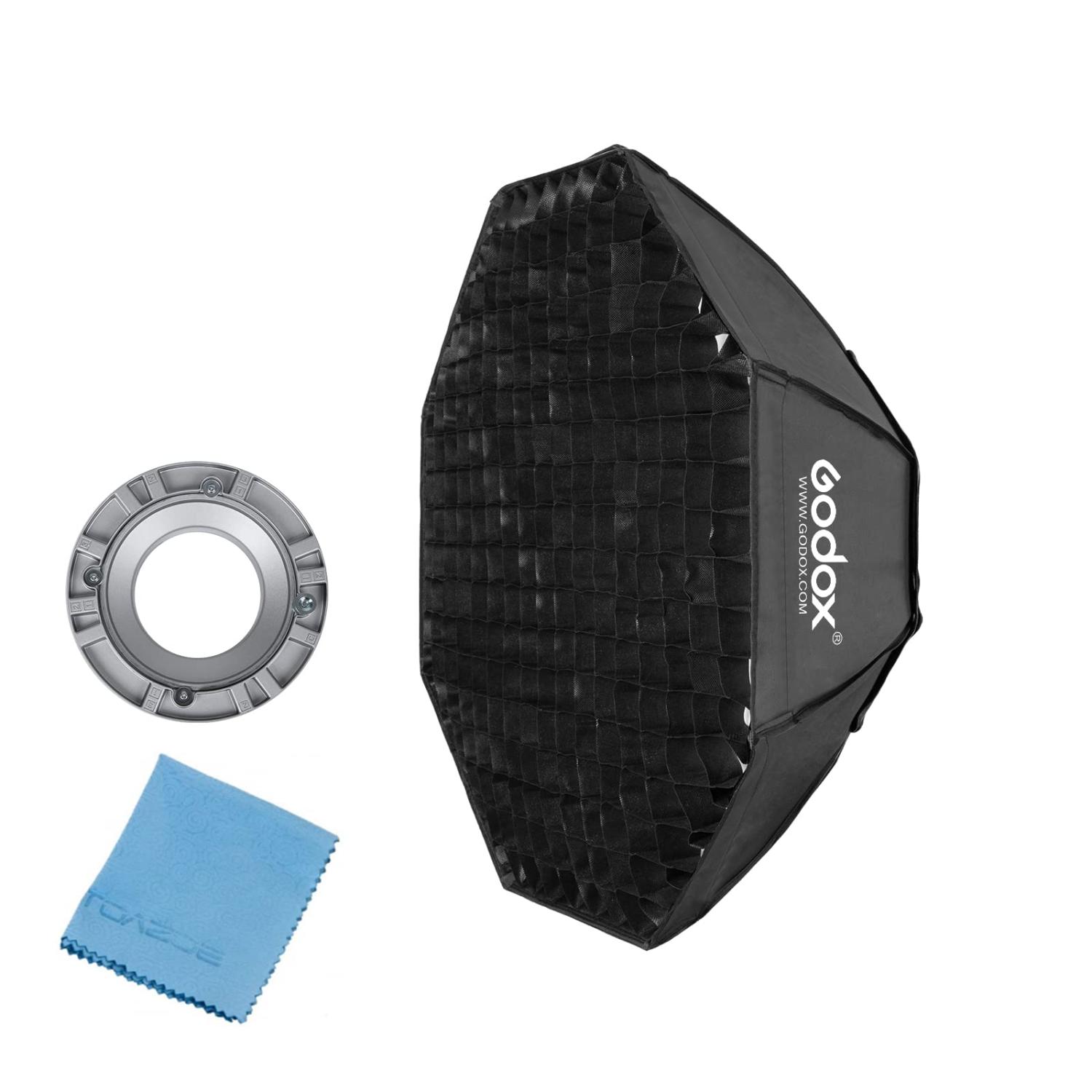 Godox softbox 95cm 37 Octagon Honeycomb Grid Strip Softbox Strip Box with  Bowens Mount FW 95CM