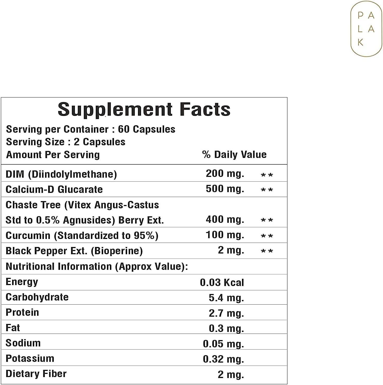 MYNTRA Palak Notes Estrogen Balance with DIM for fibroids premenstrual
