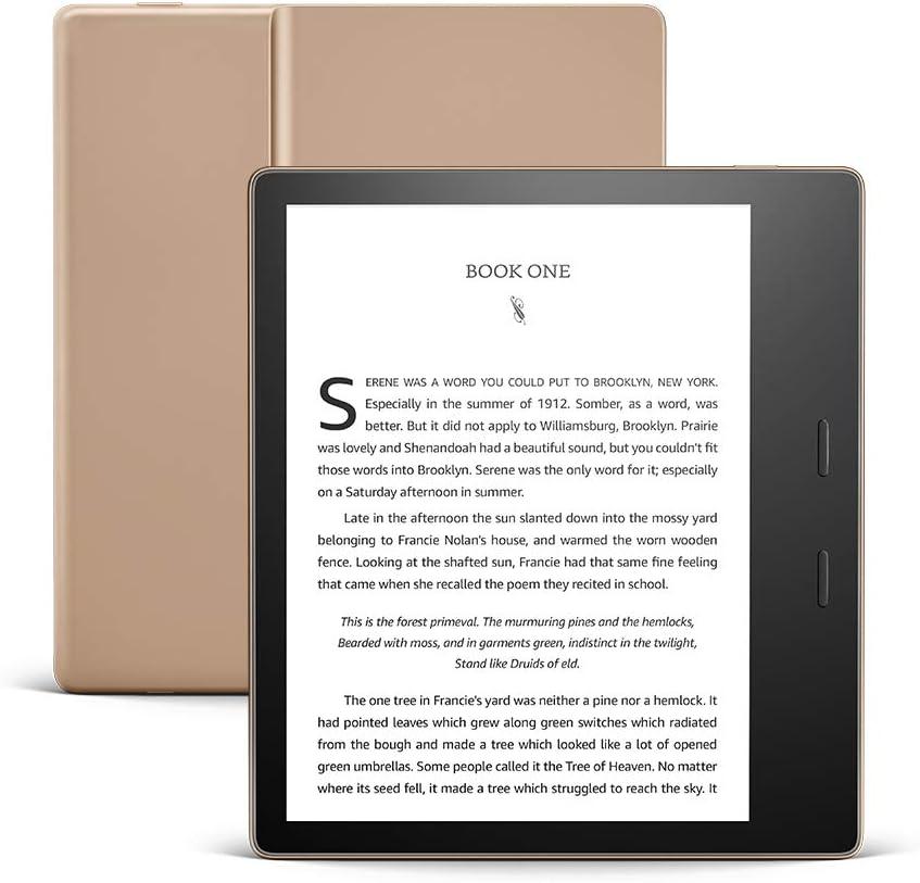 Kindle Oasis | 7 Display, Page Turn Buttons | Ad-Free Experience