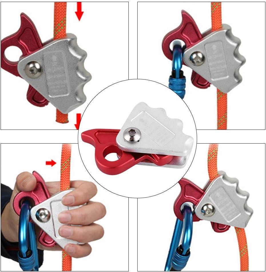 Keenso Rope Lock, Outdoor Climbing Equipment Falling Protector Fall  Arrestor Safety Rope Self-Locking Device for Climbing Mountaineer Hammock  Camping Outdoor Equipment