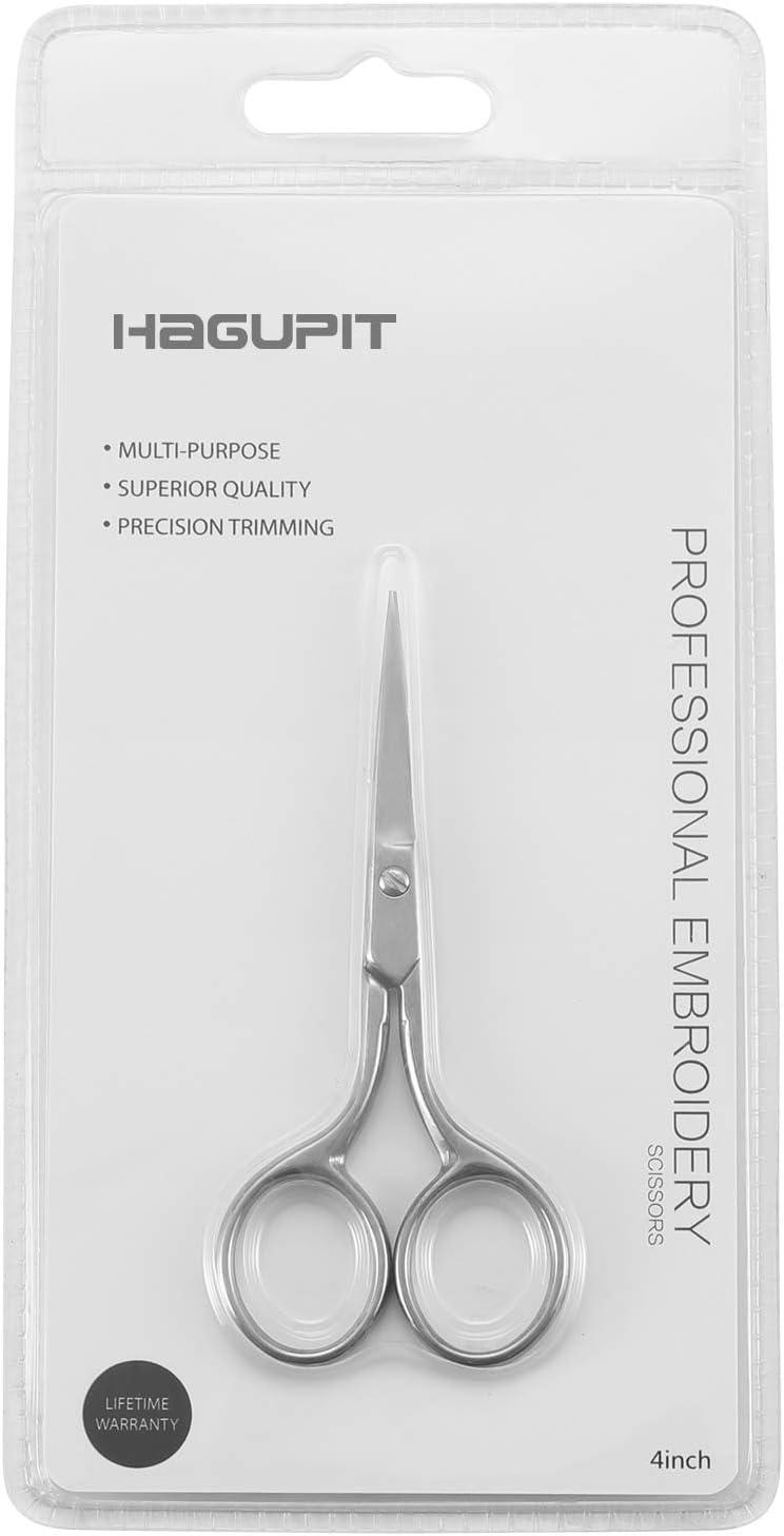 HAGUPIT Small Precision Embroidery Scissors, 4 Forged Stainless Steel  Sharp Pointed Tip Detail Shears for DIY Craft Thread Cutting, Needlework  Yarn & Sewing