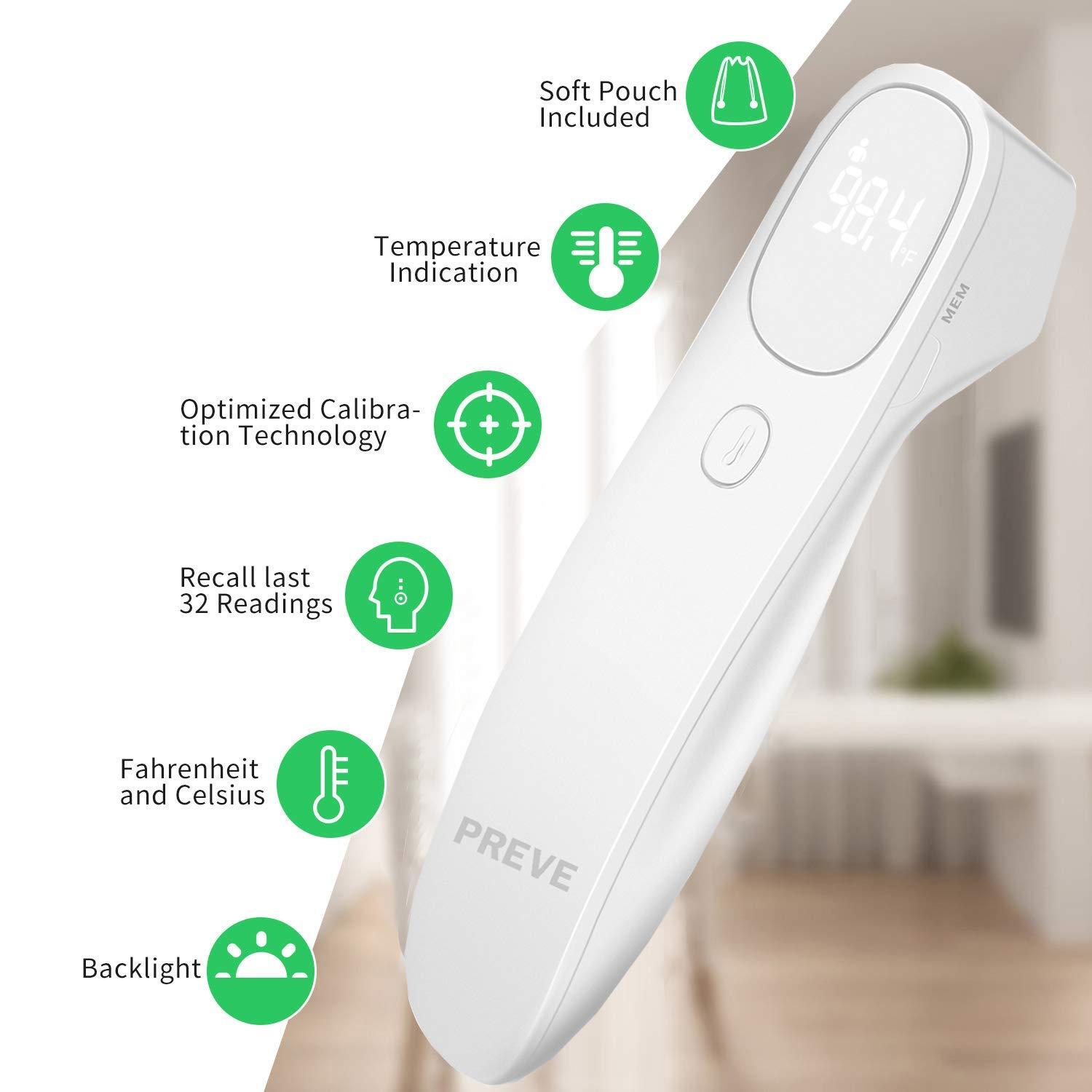 Baby Thermometer No Touch for Fever Medical Infrared NonContact