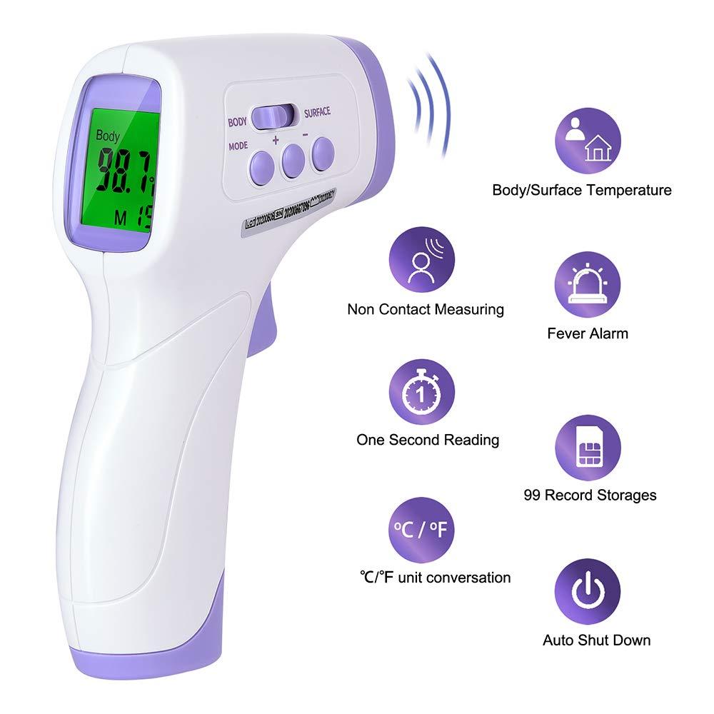 Digital Infrared Thermometer for Adults and Kids Baby Babies Forehead
