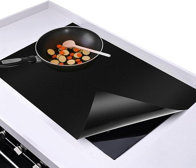 Large Induction Cooktop Protector Mat (Magnetic) Electric Stove Burner  Covers Anti-strike&Anti-scratch as Glass Top Stove Cover Silicone Induction  Cooktop Mat for Electric Stove Top