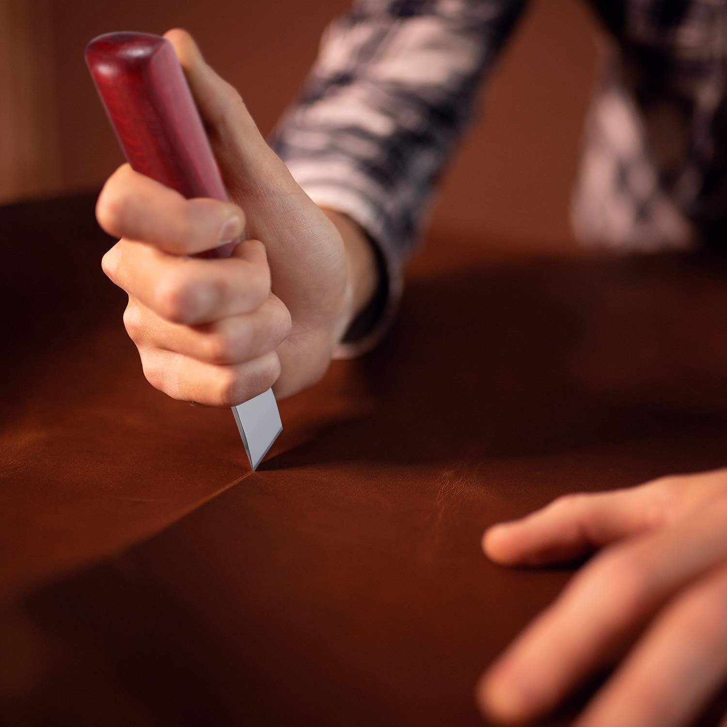 7 in 1 Leather Groover Tool Set Stitching, Creasing, Beveling, Edging