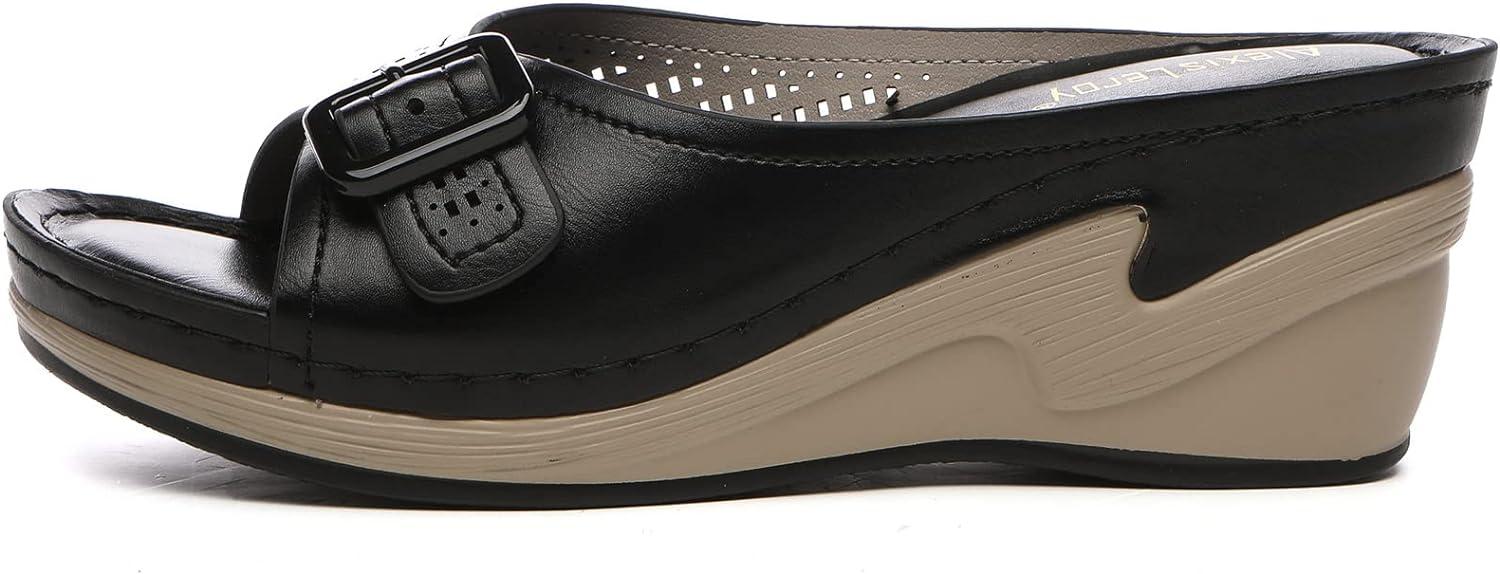 Alexis Leroy Dames Casual Espadrilles Retrostijl Effen kleur Canvas Flats Beige 38 EU