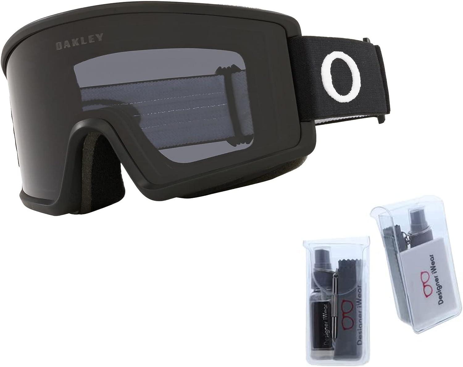 Oakley Target Line Ski Goggles Bundle | Matte Black/Dark