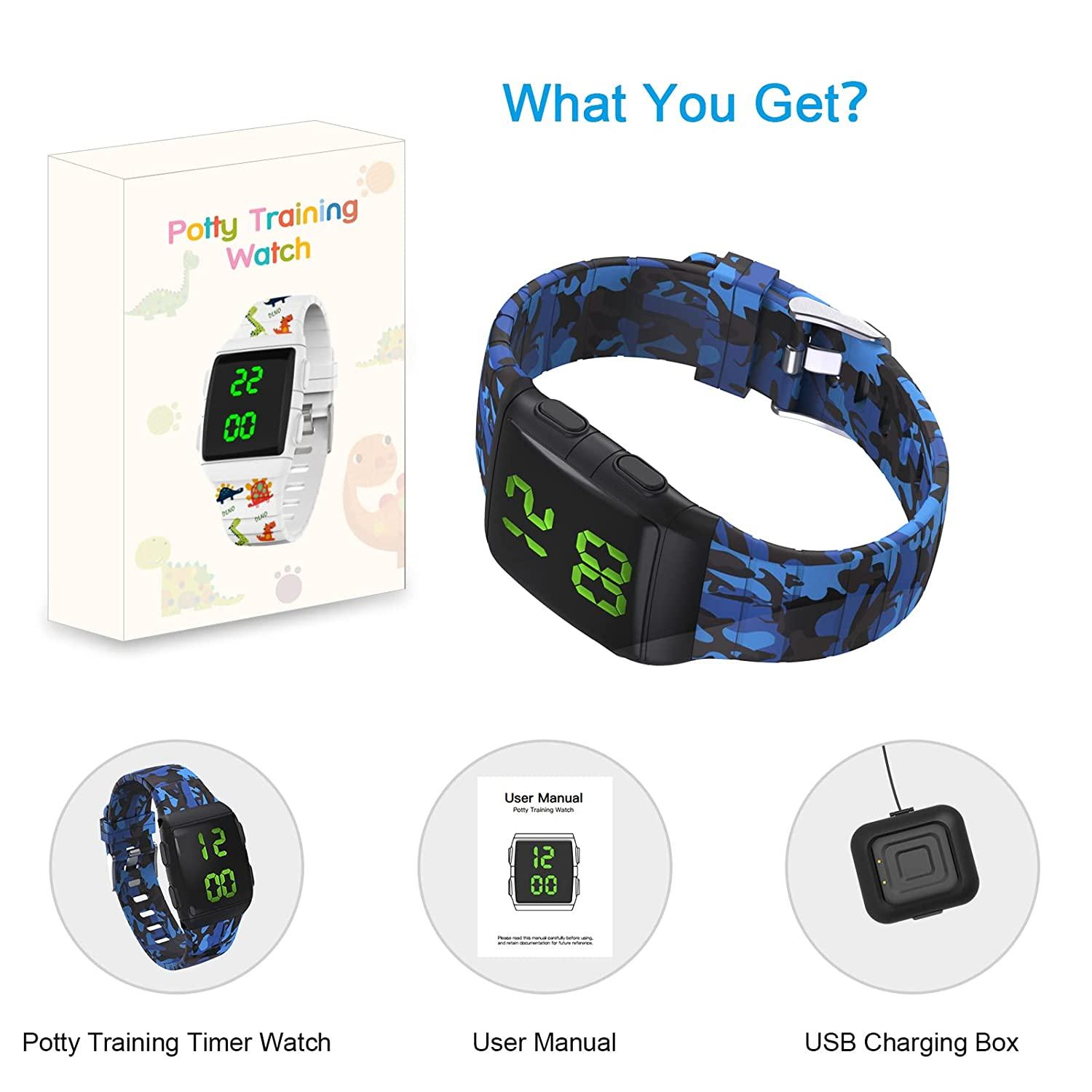 Premium Potty Training Timer Watch, with Countdown Timer Water