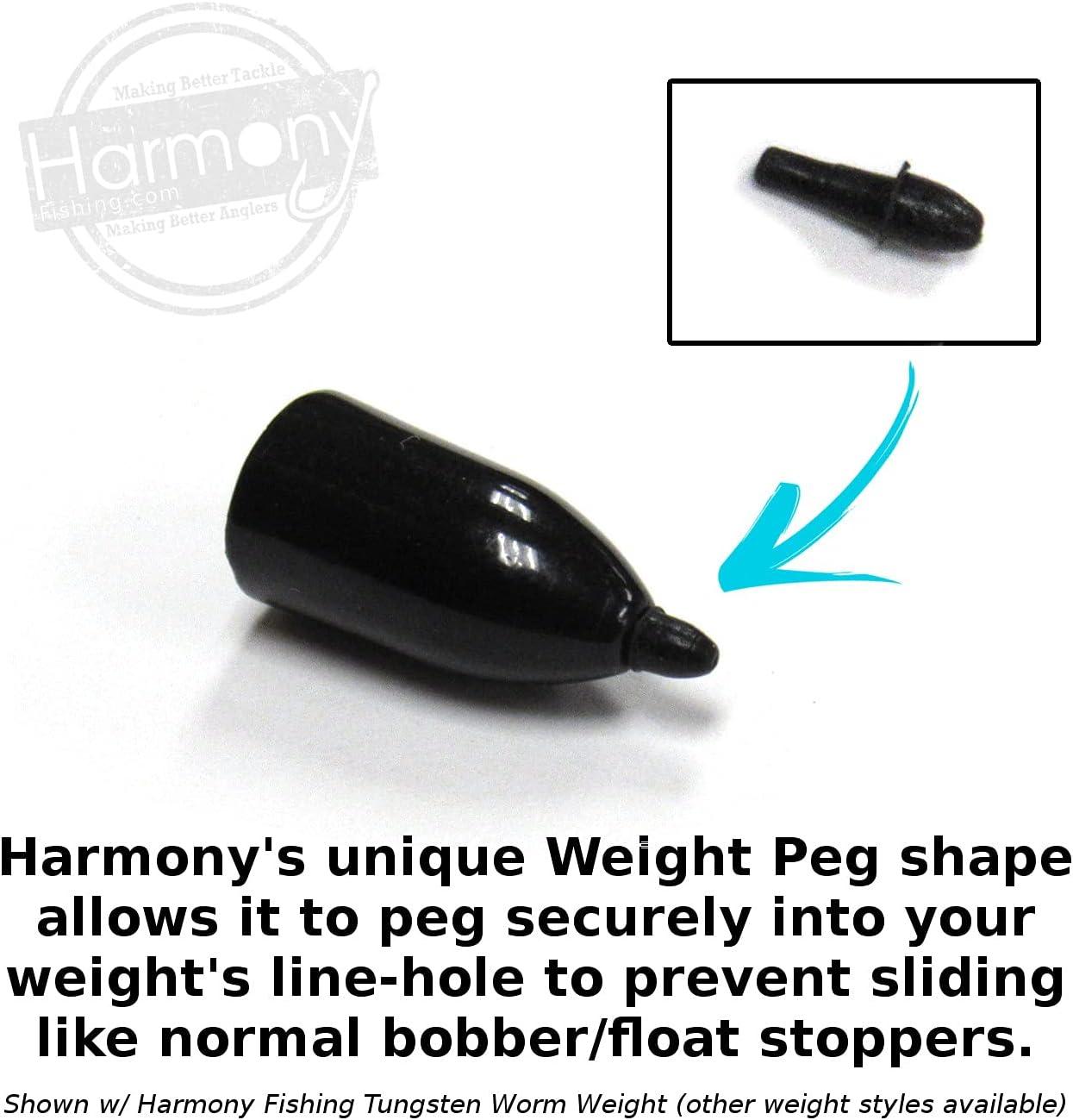 Harmony Fishing - Weight Pegs for Lead or Tungsten Worm/Flipping Weights (8  Pack = 80 Pegs) : : Sports & Outdoors