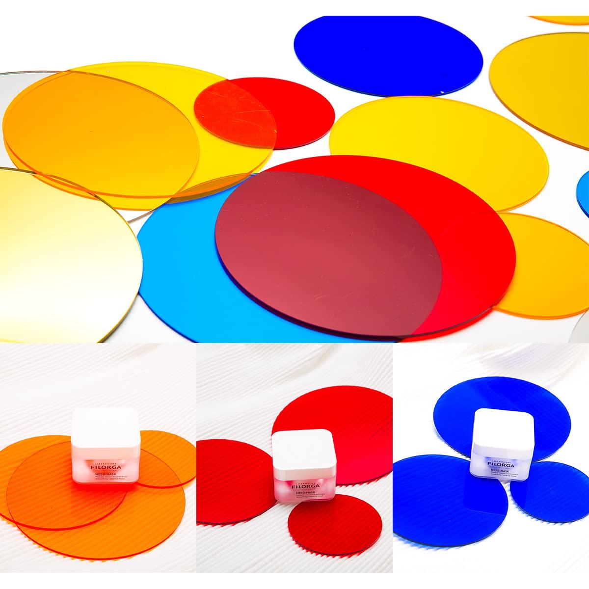 Colorful Clear Acrylic Blank Sheet, Round Acrylic Plastic Disc for  Milestone Marking, Painting, Office Sign DIY Project, Clock Background,  Wall Decoration, 12 Inch/300mm, Thickness 3mm