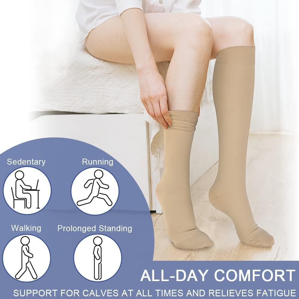 Beister 20-30 mmHg Compression stockings Closed Toe Support Varicose Veins  Hose : : Health & Personal Care