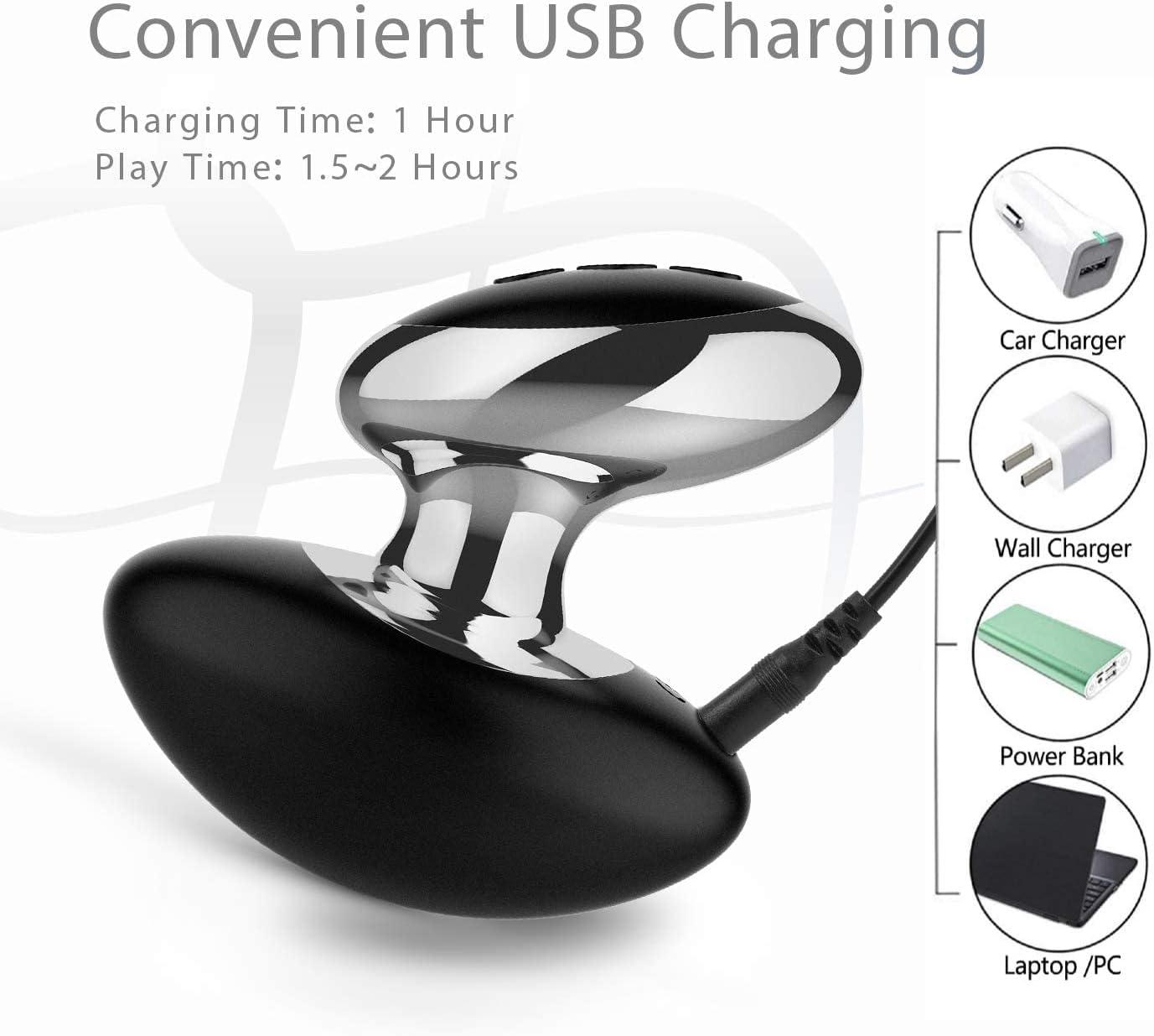 Acvioo Personal Wand Massager - 10 Magic Vibration Modes - Whisper Quiet -  Full Body Silicone Therapy - Cordless for Massage and Sports Recovery  (Black/Silver) | Buy Now with Express International Delivery | GoSupps.com