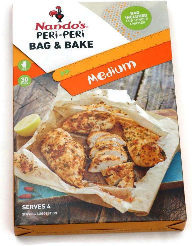 Nando's Bake & Bag Hot Varieties Medium Lemons & Herbs 20g (Pack of 6 ...