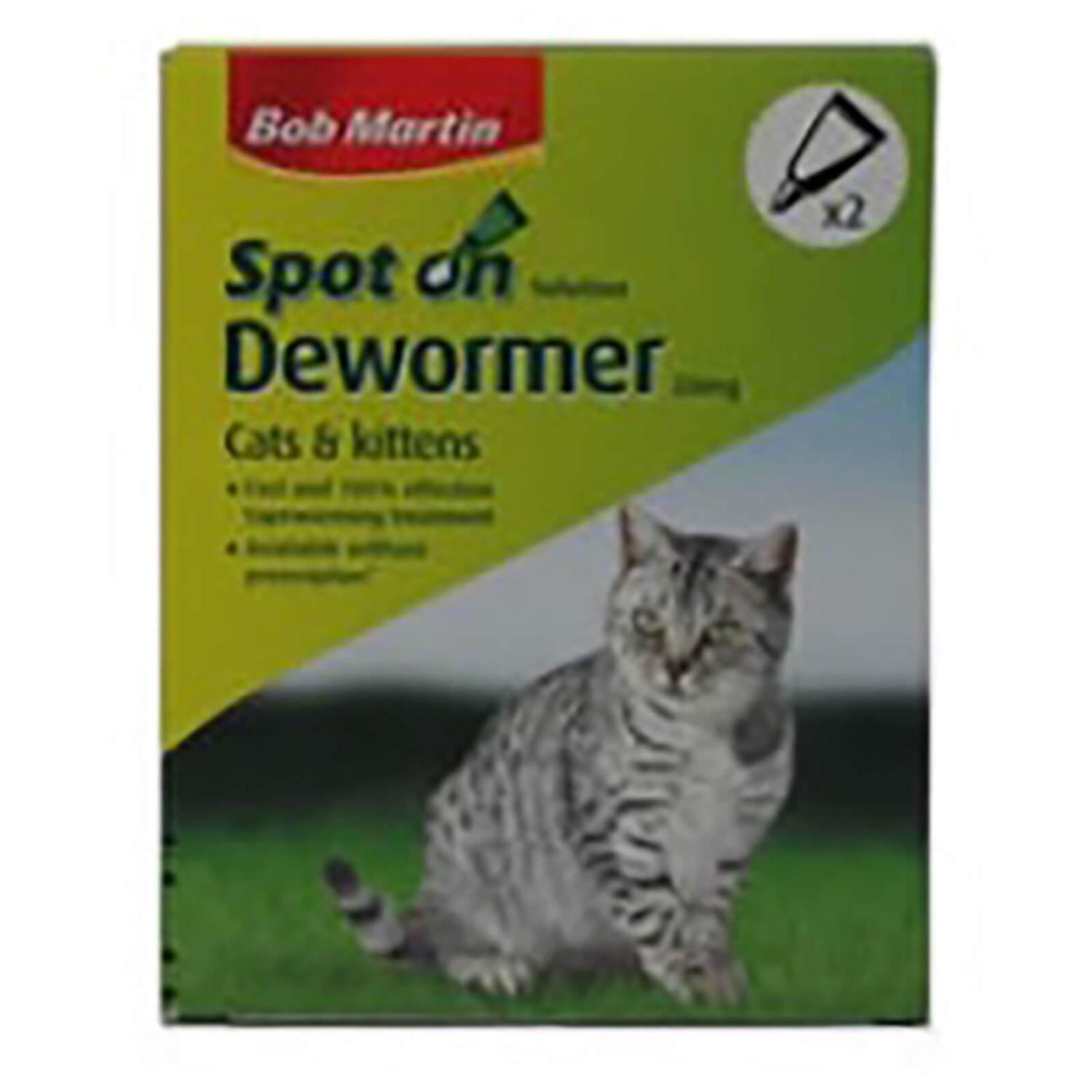 Bob Martin Cat Deworming Treatment Clear Spot On Wormer For Cats And