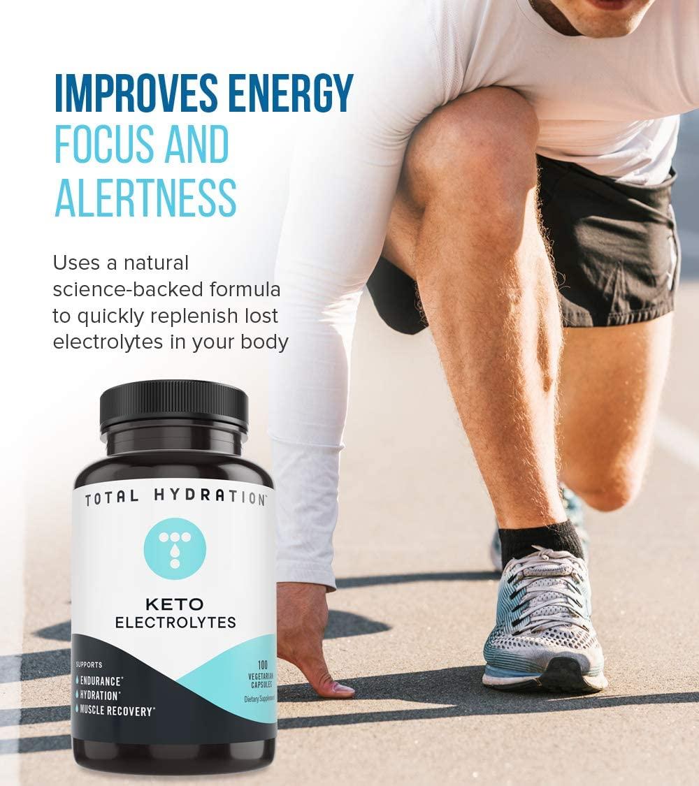 Total Hydration Keto Electrolyte (100ct) Electrolyte Pills for