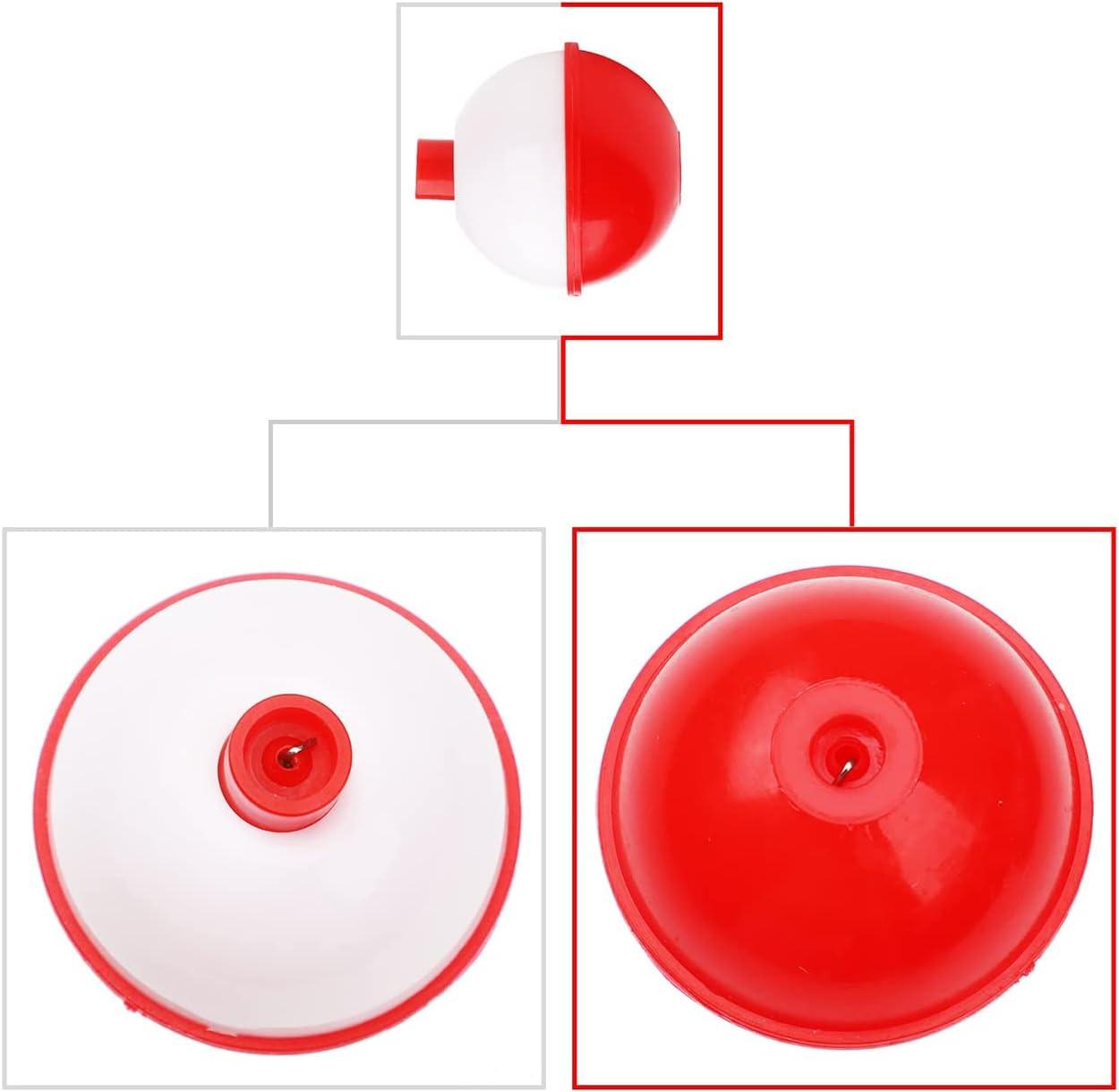 Fishing Bobbers 30 PCS Red & White Premium Quality Floaters for Anglers