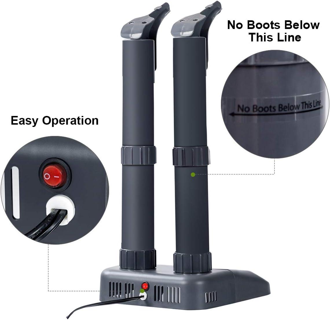 COSTWAY Boot Dryer, Electric Shoe Dryer and Warmer with Heat Blower