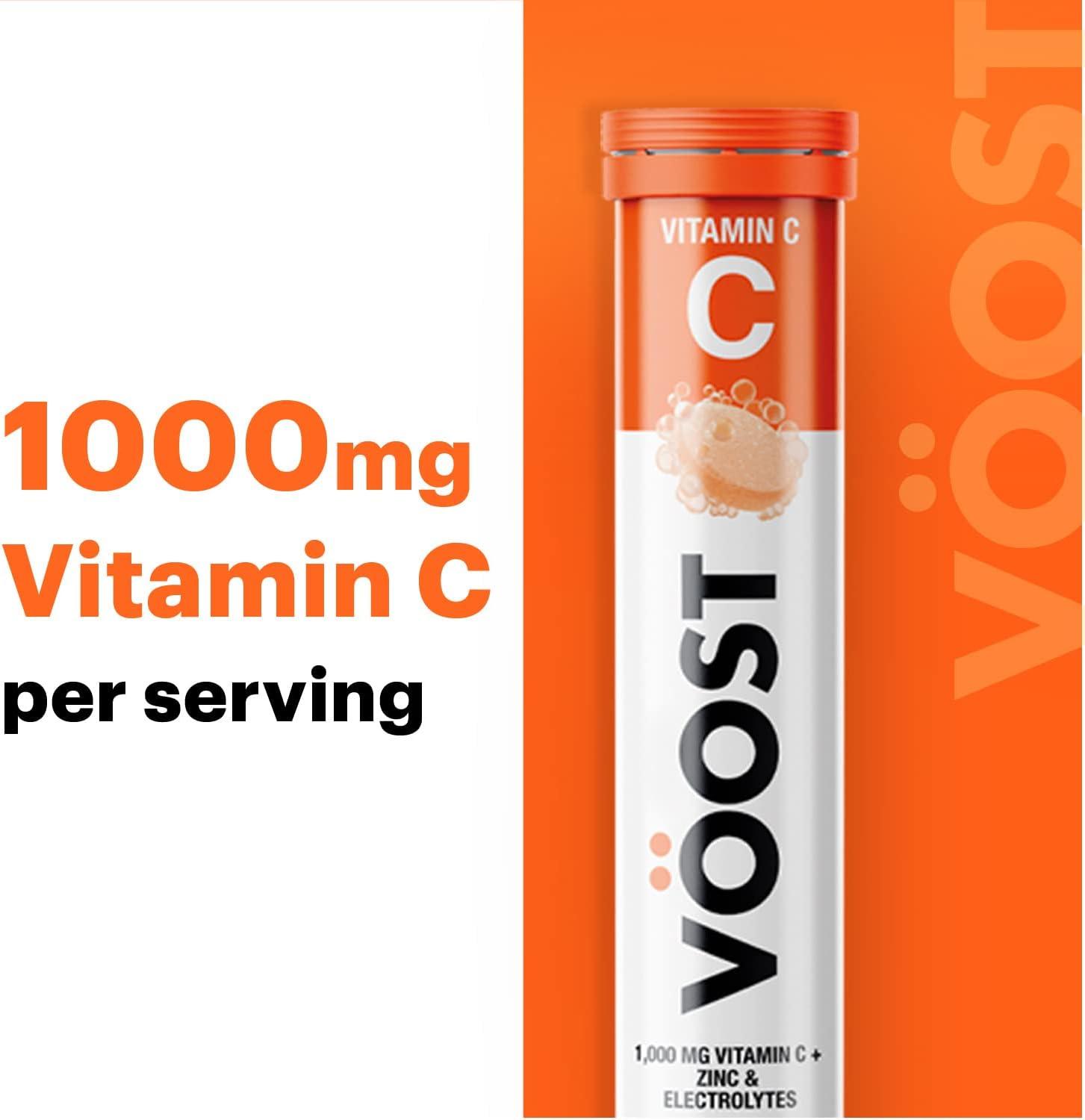 Voost Vitamin C with Zinc & Electrolytes 1000mg Immune Support