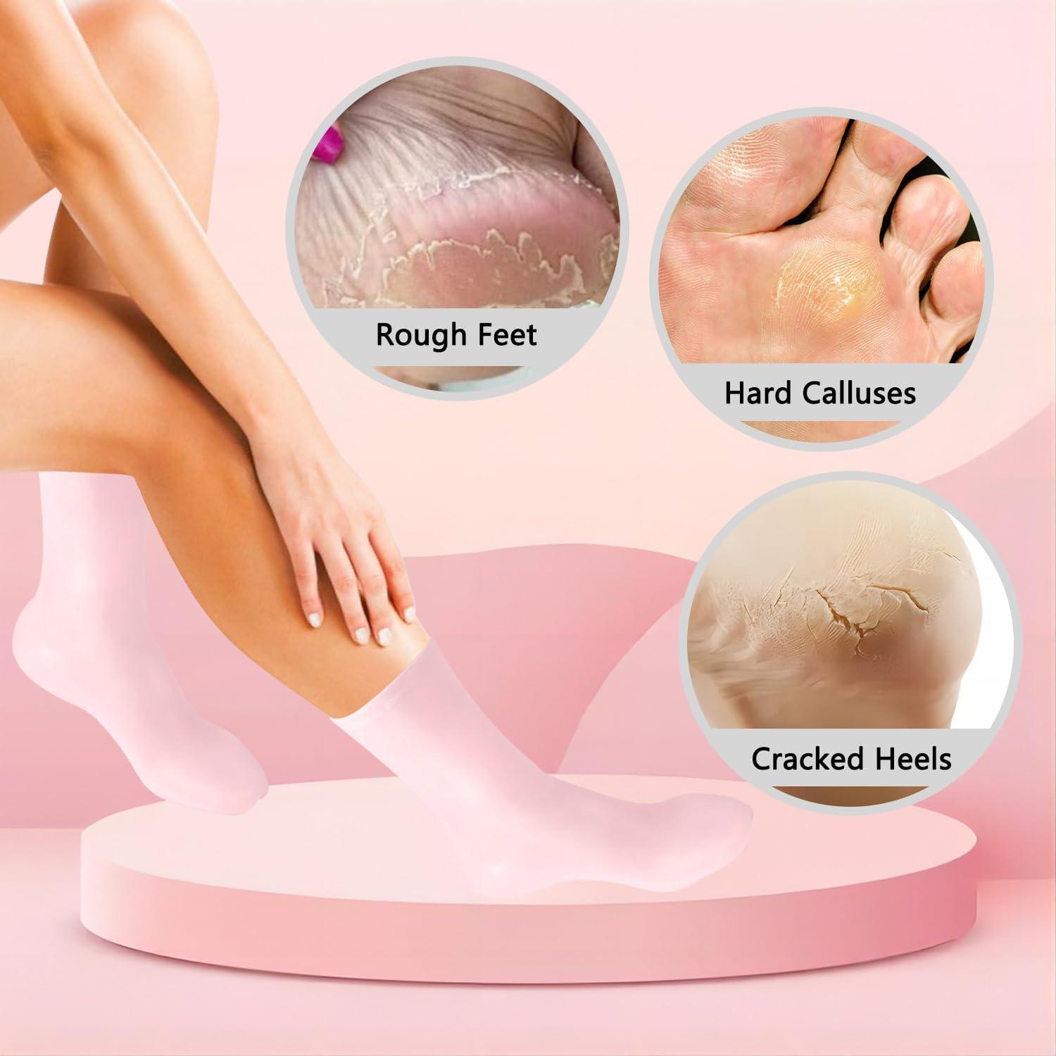Moisturising Gel Silicone Socks for Women Repair Dry Cracked