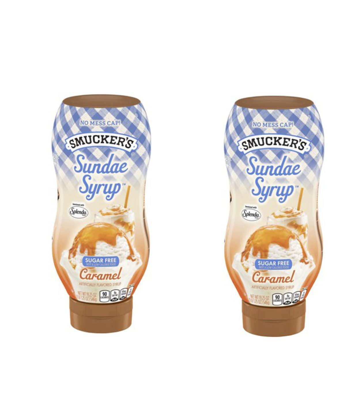 Smucker's Sugar Free Caramel Sundae Syrup 19.25 OZ Pack of 2 Buy
