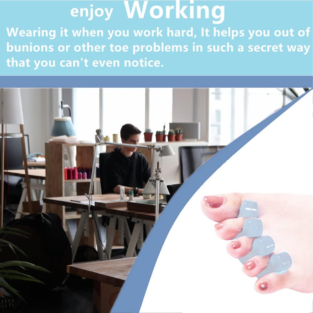 ZaxSota Toe Separator, Toe Nail Separator, Toe Separators Pedicure, Toe Separators use for