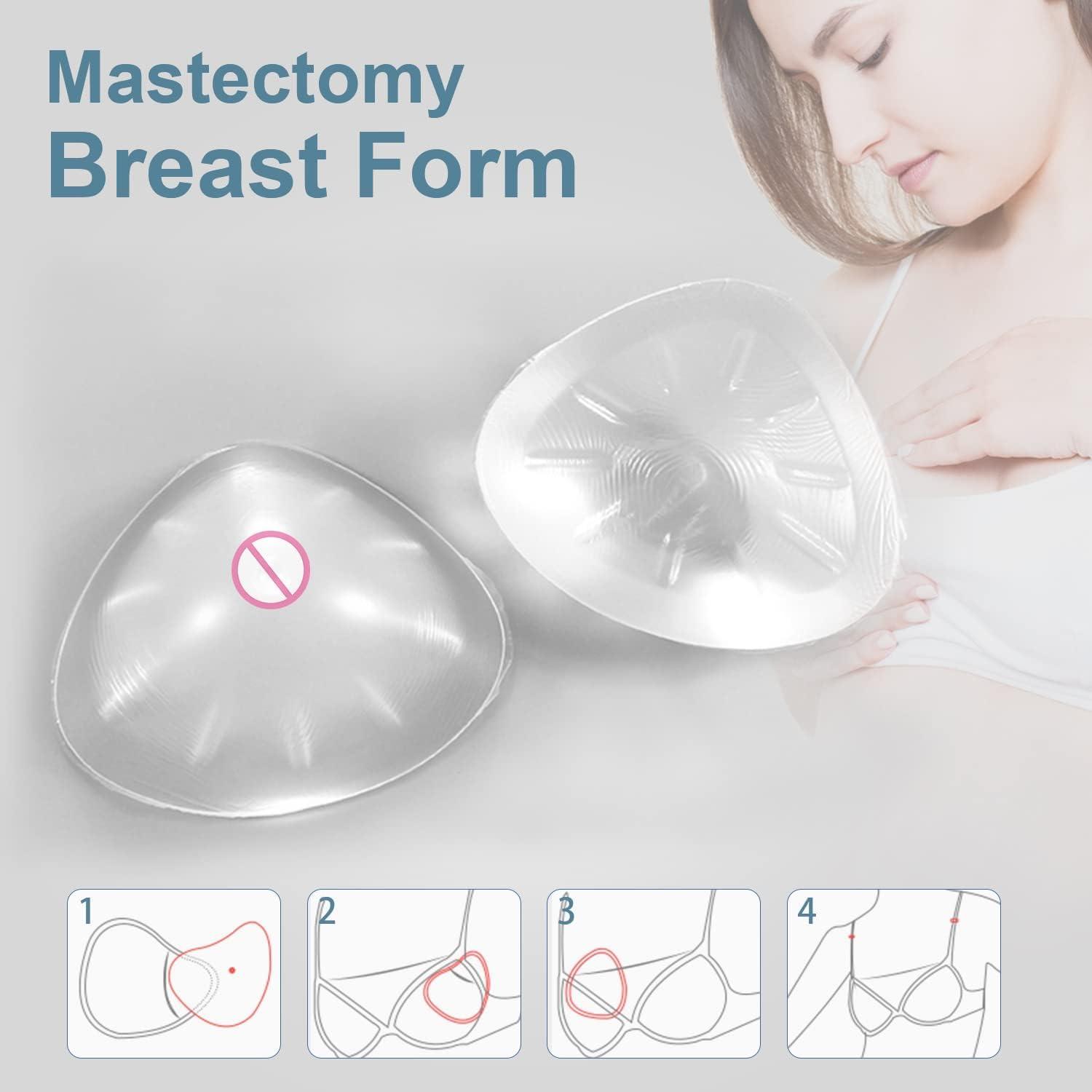 Onefeng Mastectomy Breast Prosthesis for Women Triangle Silicone