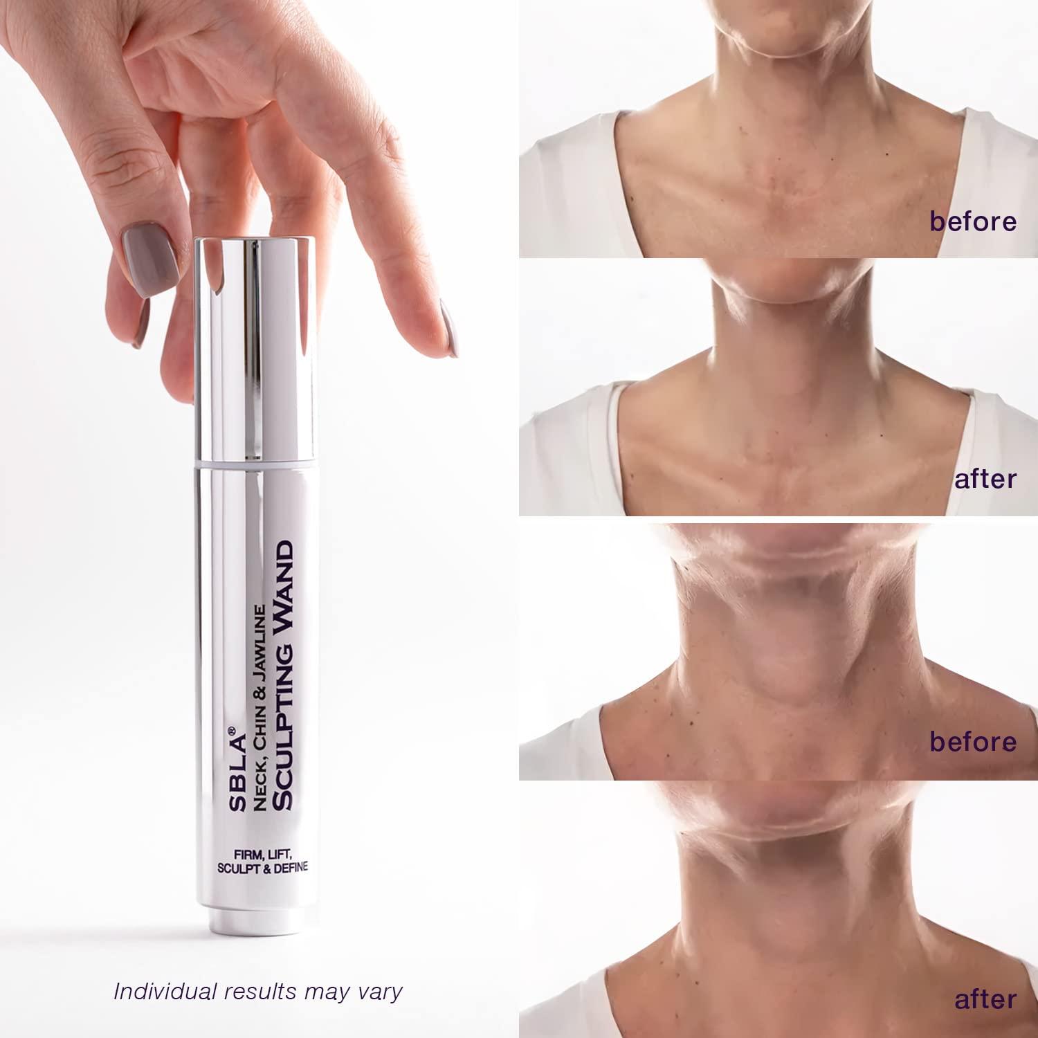 SBLA Beauty Neck, Chin & Jawline Sculpting Wand, Advanced AntiAging