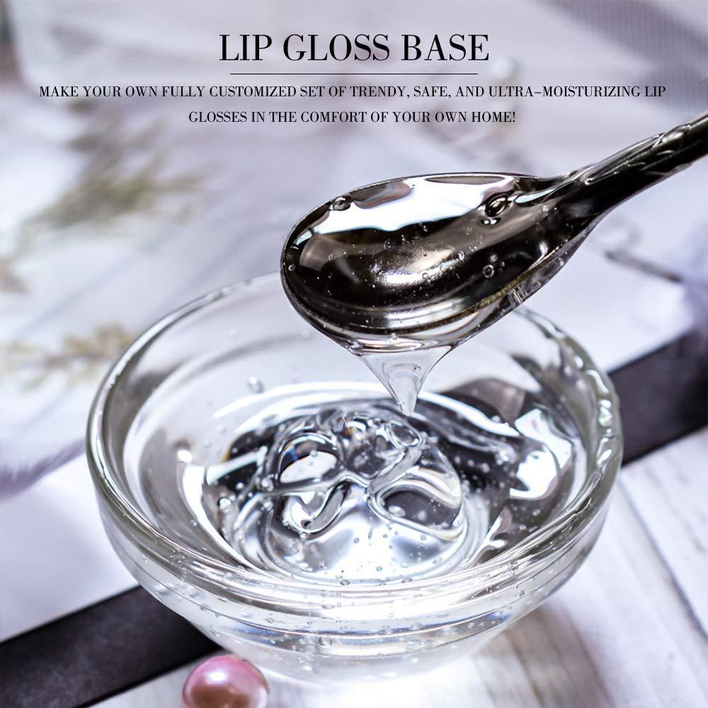 2 Pack Clear Lip Gloss Base, Moisturize Lipgloss Base Gel Oil