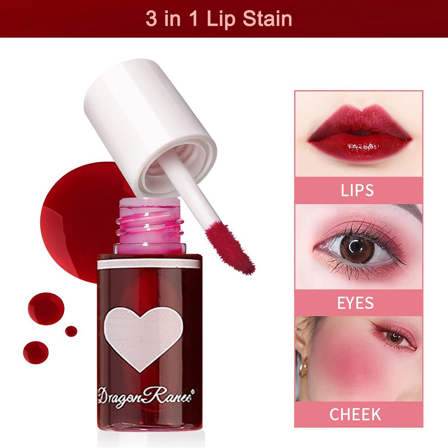 6 Colors Lip Tint Stain Set - BliBling Korean Lip Gloss Mini
