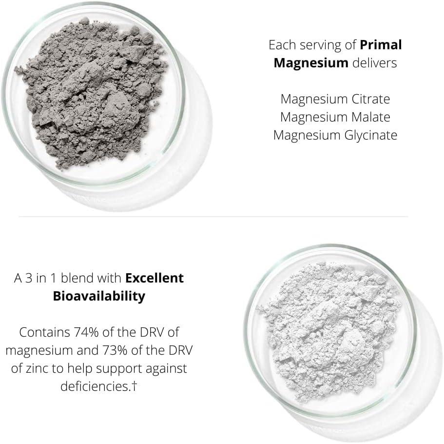 Magnesium Supplement Complex 310mg by Primal Harvest with Magnesium