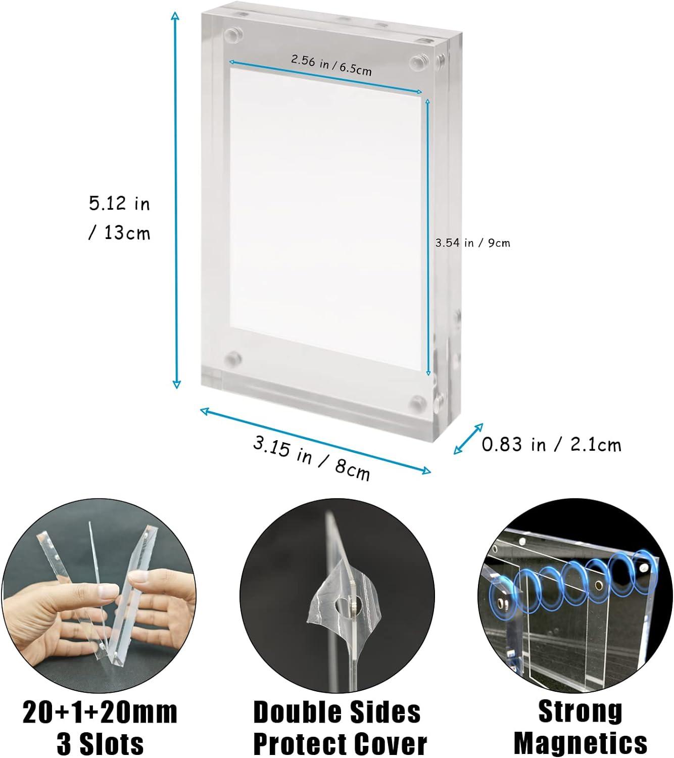 SJAELLAND 35PT Trading Card Holder - Self Stand Acrylic Display Case (21mm) - Clear Single Slot Gift Pack | Buy Now with Express International Delivery | GoSupps.com SJAELLAND 35PT Trading Card Holder - Self Stand Acrylic Display Case (21mm) - Clear Single Slot Gift Pack | Buy Now with Express International Delivery | GoSupps.com